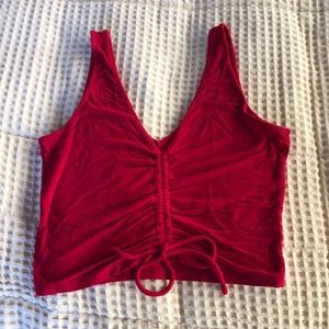 Pacsun Red Crop Top